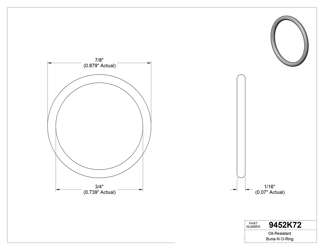 Technical drawing - 9452K72